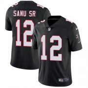 Wholesale Cheap Nike Falcons #12 Mohamed Sanu Sr Black Alternate Youth Stitched NFL Vapor Untouchable Limited Jersey