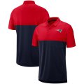 Wholesale Cheap New England Patriots Nike Sideline Early Season Performance Polo Red Navy