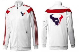 Wholesale Cheap NFL Houston Texans Team Logo Jacket White_1