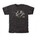 Wholesale Cheap Men's Nashville Predators Black Rink Warrior T-Shirt