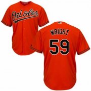 Cheap Men's Baltimore Orioles #59 Mike Wright Jr. Replica Orange Cool Base Jersey