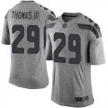 Wholesale Cheap Nike Seahawks #29 Earl Thomas III Gray Men's Stitched NFL Limited Gridiron Gray Jersey