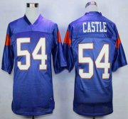 Wholesale Cheap Blue Mountain State #54 Thad Castle Blue 2015 College Football Jersey