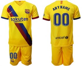 Wholesale Cheap Barcelona Personalized Away Soccer Club Jersey