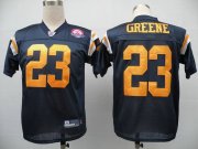 Wholesale Cheap Jets #23 Shonn Greene Blue With AFL 50TH Patch Stitched NFL Jersey