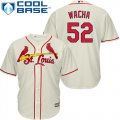 Wholesale Cheap Cardinals #52 Michael Wacha Cream Cool Base Stitched Youth MLB Jersey