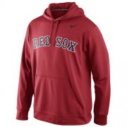 Wholesale Cheap Boston Red Sox Nike Men's KO Wordmark Perfomance Red MLB Hoodie