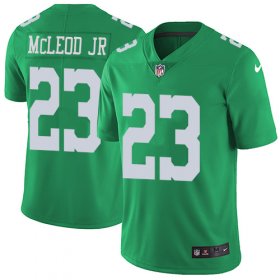 Wholesale Cheap Nike Eagles #23 Rodney McLeod Jr Green Youth Stitched NFL Limited Rush Jersey