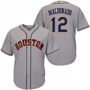 Wholesale Cheap Astros #12 Martin Maldonado Grey New Cool Base Stitched MLB Jersey