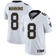 Wholesale Cheap Nike Saints #8 Archie Manning White Men's Stitched NFL Vapor Untouchable Limited Jersey