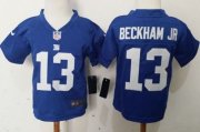 Wholesale Cheap Toddler Nike Giants #13 Odell Beckham Jr Royal Blue Team Color Stitched NFL Elite Jersey