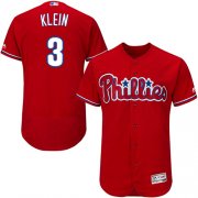 Wholesale Cheap Phillies #3 Chuck Klein Red Flexbase Authentic Collection Stitched MLB Jersey