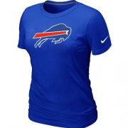 Wholesale Cheap Women's Nike Buffalo Bills Logo NFL T-Shirt Blue