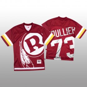 Wholesale Cheap NFL Washington Redskins #73 Chase Roullier Red Men\'s Mitchell & Nell Big Face Fashion Limited NFL Jersey