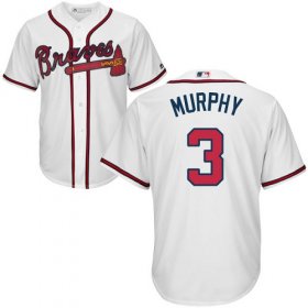 Wholesale Cheap Braves #3 Dale Murphy White Cool Base Stitched Youth MLB Jersey