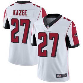 Wholesale Cheap Nike Falcons #27 Damontae Kazee White Men\'s Stitched NFL Vapor Untouchable Limited Jersey