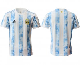 Wholesale Cheap Men 2020-2021 Season National team Argentina home aaa version white Soccer Jersey1