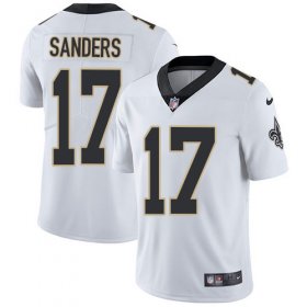 Wholesale Cheap Nike Saints #17 Emmanuel Sanders White Men\'s Stitched NFL Vapor Untouchable Limited Jersey