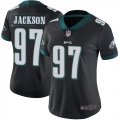 Wholesale Cheap Nike Eagles #97 Malik Jackson Black Alternate Women's Stitched NFL Vapor Untouchable Limited Jersey