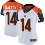 Wholesale Cheap Nike Bengals #14 Andy Dalton White Women's Stitched NFL Vapor Untouchable Limited Jersey