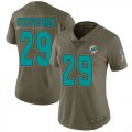 Wholesale Cheap Nike Dolphins #29 Minkah Fitzpatrick Olive Women's Stitched NFL Limited 2017 Salute to Service Jersey