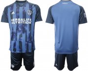 Wholesale Cheap Men 2020-2021 club Los Angeles Galaxy away blank blue Soccer Jerseys