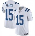 Cheap Men's Indianapolis Colts #15 Joe Flacco White Vapor Limited Football Stitched Jersey