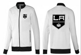Wholesale Cheap NHL Los Angeles Kings Zip Jackets White-1