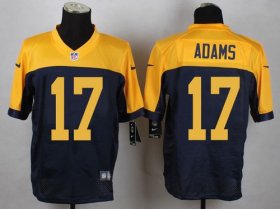 Wholesale Cheap Nike Packers #17 Davante Adams Navy Blue Alternate Men\'s Stitched NFL New Elite Jersey