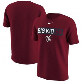 Wholesale Cheap Washington Nationals #34 Bryce Harper Nike Legend Player Nickname Name & Number T-Shirt Red