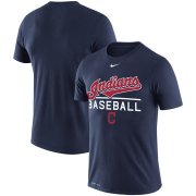 Wholesale Cheap Cleveland Indians Nike Practice Performance T-Shirt Navy