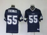 Wholesale Cheap Cowboys #55 Zach Thomas Blue Stitched NFL Jersey