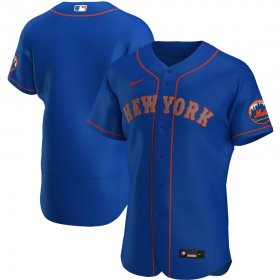 Wholesale Cheap New York Mets Men\'s Nike Royal Alternate 2020 Authentic Team MLBJersey