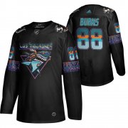 Wholesale Cheap San Jose Sharks #88 Brent Burns Men's Adidas 2020 Los Tiburones Limited NHL Jersey Black