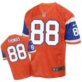 Wholesale Cheap Nike Broncos #88 Demaryius Thomas Orange Throwback Men's Stitched NFL Elite Jersey