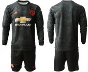 Wholesale Cheap Manchester United Blank Third Long Sleeves Soccer Club Jersey
