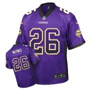 Wholesale Cheap Nike Vikings #26 Trae Waynes Purple Team Color Men's Stitched NFL Elite Drift Fashion Jersey