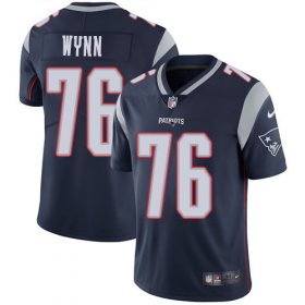 Wholesale Cheap Nike Patriots #76 Isaiah Wynn Navy Blue Team Color Men\'s Stitched NFL Vapor Untouchable Limited Jersey