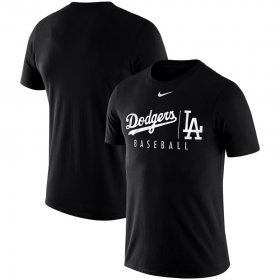 Wholesale Cheap Los Angeles Dodgers Nike MLB Practice T-Shirt Black
