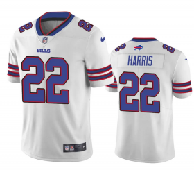 Cheap Men\'s Buffalo Bills #22 Damien Harris White Vapor Untouchable Limited Stitched Jersey
