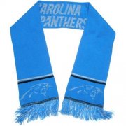 Wholesale Cheap Carolina Panthers Blue Metallic Thread Scarf