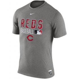 Wholesale Cheap Cincinnati Reds Nike 2016 AC Legend Team Issue 1.6 T-Shirt Gray