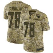 Wholesale Cheap Nike Titans #78 Jack Conklin Camo Men's Stitched NFL Limited 2018 Salute To Service Jersey