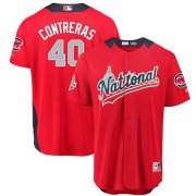 Wholesale Cheap Cubs #40 Willson Contreras Red 2018 All-Star National League Stitched MLB Jersey