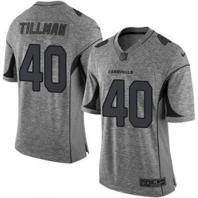 Wholesale Cheap Nike Cardinals #40 Pat Tillman Gray Men\'s Stitched NFL Limited Gridiron Gray Jersey