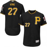 Wholesale Cheap Pirates #27 Jung-ho Kang Black Flexbase Authentic Collection Stitched MLB Jersey