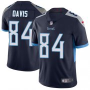 Wholesale Cheap Nike Titans #84 Corey Davis Navy Blue Team Color Men's Stitched NFL Vapor Untouchable Limited Jersey