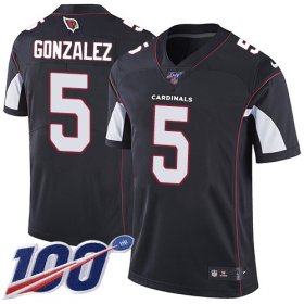 Wholesale Cheap Nike Cardinals #5 Zane Gonzalez Black Alternate Men\'s Stitched NFL 100th Season Vapor Limited Jersey