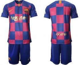 Wholesale Cheap Barcelona Blank 20th Anniversary Edition Home Soccer Club Jersey