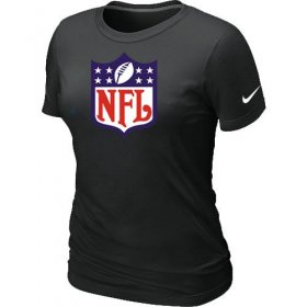 Wholesale Cheap Women\'s Nike NFL Logo NFL T-Shirt Black